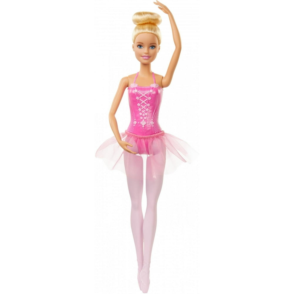 Barbie Ballerina Doll With Tutu And Sculpted Toe Shoes - Walmart.com ...