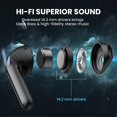 thumbnail image 2 of Auriculares inalámbricos Truefree A1 Bluetooth 5.0 con 4 micrófonos, 18 horas de reproducción, 2 of 9