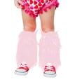 thumbnail image 1 of Faithtur Girl's Faux Fur Leg Warmers Solid Color Soft Cozy Fuzzy Boot Cuff Cover Party Costumes, 1 of 8
