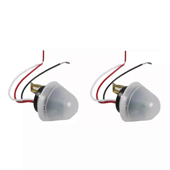 2/4PCS 12V Auto On/Off Outdoor Light Photocell Switch, Dark to Dawn Control Sensor js
