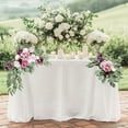 thumbnail image 6 of Gmogad Wedding Artificial Flower Set for Chair Back Arch Table Decor, Realistic Rose Bouquet, Reusable Centerpiece for Indoor Outdoor Photo Backdrop, 6 of 6