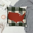 thumbnail image 2 of PHYHOO Home Quote Creative Pattern Design Pillow Covers Black Red Buffalo Checkers Background Super Soft Decorative Cushion Cover Pillowcase White, 2 of 5