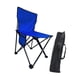 thumbnail image 2 of Silla de camping plegable con bolsa de transporte y almacenamiento, compacta, antideslizante, portátil, para parques, barbacoas, senderismo y césped. Azul, 2 of 8