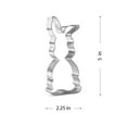thumbnail image 3 of Easter Chocolate Bunny Cookie Cutter 5 in B1427 - Foose Cookie Cutters - USA Tin Plated Steel, 3 of 4