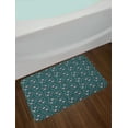 thumbnail image 2 of Floral Bath Mat, Romantic Spring Nature Pattern with Roses and Forget Me Not Flowers Style, Plush Bathroom Decor Mat with Non Slip Backing, 29.5" X 17.5", Multicolor, by Ambesonne, 2 of 2