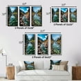 thumbnail image 4 of Designart "Yosemite National Park, California USA s Natural Wonderland" Landscapes Framed Wall Art Set Of 3 - Turquoise Usa Frame Canvas Set For Living Room Decor, 4 of 7