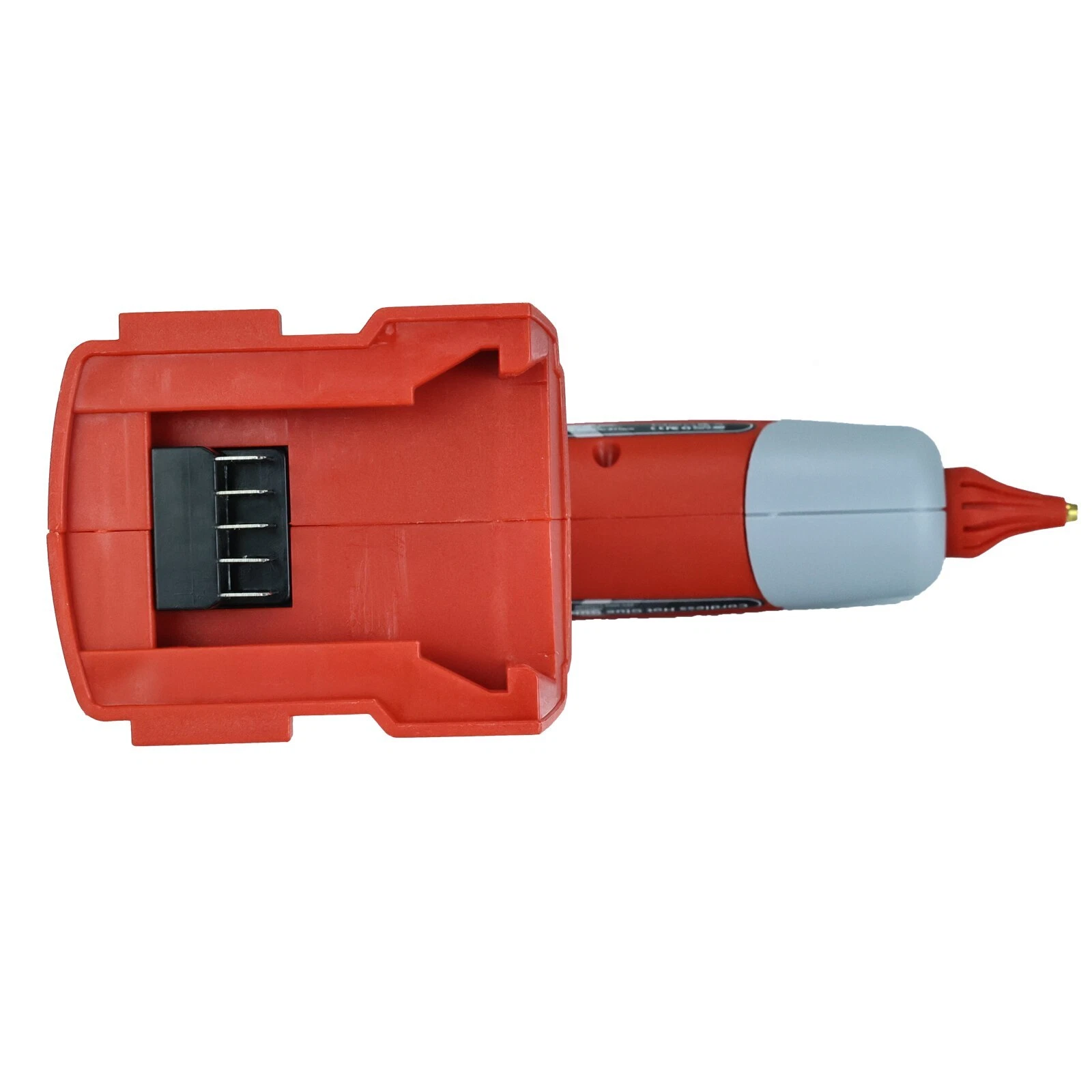 Cordless Hot Melt Glue Gun for Milwaukee Li-ion Battery With temperature display