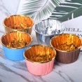 thumbnail image 4 of White100 PCS50/100pcs Papel de aluminio Cupcake Paper Cupcake Liner Tazas para hornear Muffin Cupcake Paper, 4 of 4
