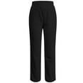 thumbnail image 3 of Qiylii Women Polar Fleece Clothes Set,Solid Color Crop Tops+ Long Pants, 3 of 9