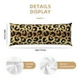 Body Pillow Cover, Super Soft Body Pillow Pillowcase, stylish Leopard