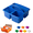 Blue, variant on Portable 3 Compartments Storage with Carrying Handle,Divided Basket, Multiuse Arts Caddies, for Home Room School Supplies Storage