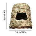 thumbnail image 3 of Iumwxz Hummingbird House for Outside Woven Straw Hummingbird Hanging Bird House for Garden Decorations Bird Lover Gift Birdhouses Home Decor christmas clearance outdoors indoor, 3 of 5