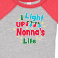 thumbnail image 3 of Inktastic Christmas I Light up Nonna's Life Boys or Girls Baby Bodysuit, 3 of 4