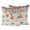 Yellow Blue, variant on Outdoor Pillow Covers 26x26 Set of 2, Orange Blue Pumpkins Fall Waterproof Patio Throw Pillow Covers for Couch Sofa Chair, Weeping Botanical Thanksgiving Vintage Pillowcases for Throw Pillows
