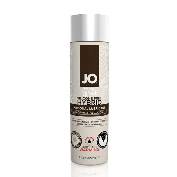 System JO Coconut Oil & Water Blend Based Lube, Silicone-Free Hybrid Thick Cream Lubricant
