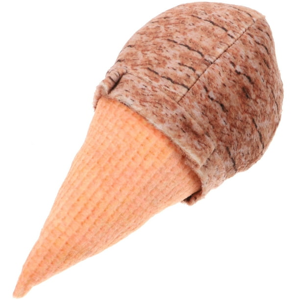 KAKOWELY Juguete para cachorros con sonido chirriante, con forma de cono de helado, para adiestramiento de cachorros.