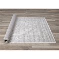 thumbnail image 6 of Novelle Home Converge 94" x 126" Polypropylene/Cotton Elegant Rug in White/Gray, 6 of 16