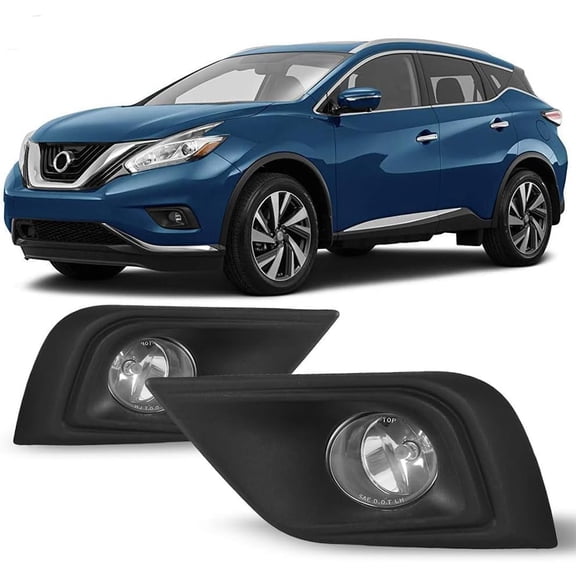 Fog Lights for Murano 2015-2018 OEM Driving Fog Lights Replacement Assembly 2PCS w/Switch and Wiring Kit