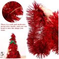 thumbnail image 3 of Guirnaldas para árboles de Navidad (juego de 4), decoración de guirnaldas rojas brillantes para árboles de Navidad, vacaciones navideñas, decoraciones para interiores y exteriores Xemadio WLJ-4006, 3 of 5