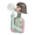 thumbnail image 6 of FITYLE Creative Night Light Resin Table Lamp Girl Statue Birthday Gift Lighting Bedside Lamp Desktop Decoration for Entryway Bedroom light green, 6 of 10