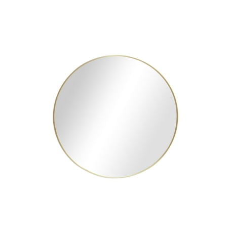 Better Homes & Gardens Wall Mirror Round, 28IN Diameter, Gold Finish
