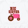 thumbnail image 4 of Inktastic Pink Tractor Big Sister Girls Toddler Dress, 4 of 5