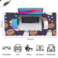 thumbnail image 5 of Long Mouse Pads for Desk,Halloween Ghost & Pumpkin Pattern Desk Mats on Top Of Desks, Desk Mouse Pad Extra Large with 3mm Non-Slip Base and Stitched Edge for Gaming,Office,Work,Home 35.4"x15.7", 5 of 6