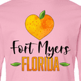 thumbnail image 4 of Inktastic Fort Myers Florida Orange in Heart Long Sleeve Youth T-Shirt, 4 of 5