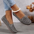 thumbnail image 5 of Women Wide Width Slip On Loafers, Soft Walking Flat Shoes,US:5.5, 5 of 6