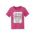 thumbnail image 1 of Parents For Sale Kids Cotton T-Shirt - Sangria - X-Small, 1 of 1