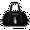 Black, variant on Custom Ballet Bag Dance Bag, Personalized Sport Duffel Bag with Name, Customized Gym Bag, Travel Duffel Bag for Dancing Women, Orange Pink Glittering