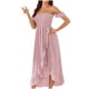 thumbnail image 2 of Padre-hijo Moda de verano Color sólido Volantes Playa Vestido de manga con mosca Traje de madre e hija Mamá Fridja  nalpqowj25407, 2 of 9