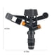 thumbnail image 3 of Aspersor de brazo basculante giratorio de 360 grados con rosca externa de plástico, ideal para riego de jardines agrícolas., 3 of 6