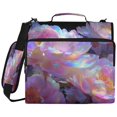 thumbnail image 2 of Zipper Binder with Shoulder Strap 2 inch 3 Ring Waterproof File Folder Organizer Bag 500 Sheet Digital Art Of Peony, 2 of 8