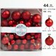 thumbnail image 3 of 3/4/5cm 44pcs Christmas Ball Ornaments Christmas Tree Party Decoration New Year Christmas Spheres Pendant 2024, 3 of 5