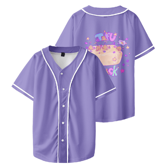 Omori Sprout Mole Baseball Shirt Fashion Jersey Unisex Short Sleeve V Neck Summer Tops