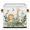 Multicolor 3, variant on CURLYOOT Cartoon Hedgehog 11 x 11 Inch Cube Storage Bin, Fabric Storage Cube Foldable Basket with Leather Handles, Organizer Basket for Closet Shelves