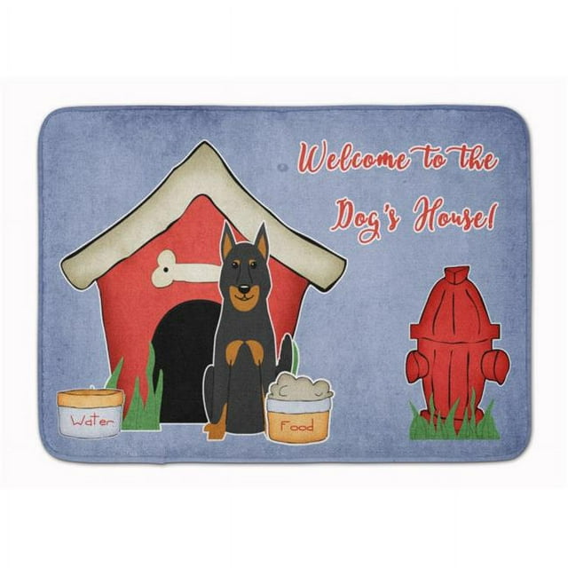 Carolines Treasures BB2834RUG Dog House Beauce Shepherd Dog Machine Washable Memory Foam Mat