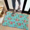 thumbnail image 2 of Pioneer Flower Floral Print Pattern Door Rugs,Washable Non Slip Door Mats Indoor,Decorative Door Mats,Entry Mat Indoor for Entrance,Bedroom,Kitchen,Bathroom,20"x32", 2 of 6
