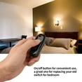 thumbnail image 4 of Interruptor de botón Riwesomey Encendido/Apagado Negro 4 Uds ABS, 4 of 6