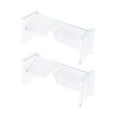 thumbnail image 1 of 2 piezas Soporte de gafas Transparente ACCS Rack de almacenamiento de lentes Soportes de gafas de sol para suministros de oficinas de exhibición, 1 of 8