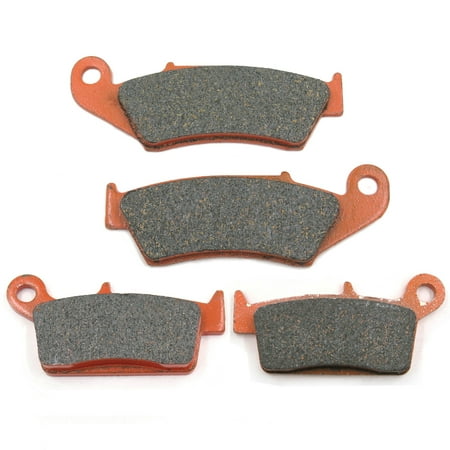 500 Carbon Fiber - HTTMT Replacement of FA185 FA131 Front Rear Brake Pad for Honda CR 500 95-01 CRF 230 L/M 08-10 Carbon Fiber