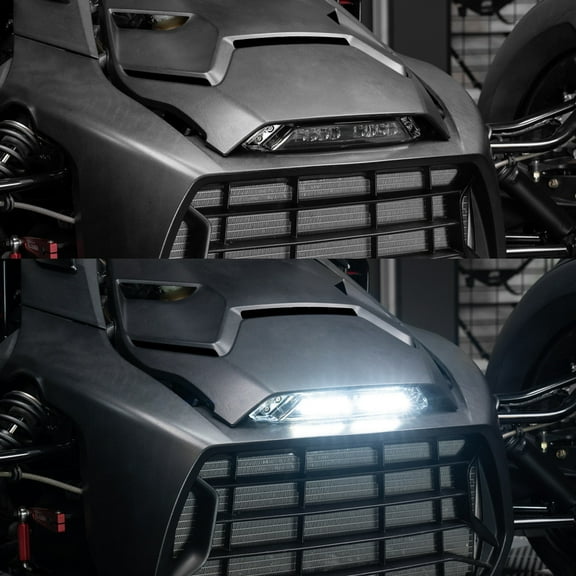 Furulu LED Auxiliary Light Kit Daytime Running Light for Can-Am Ryker 600 900 Sport & Ryker Rally Edition All Models