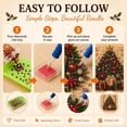 thumbnail image 7 of DIY Christmas Pearl Diamond Painting Art Kit with Frame, Festive Pearl Beads Art Craft for Home Wall Decor, Gemstone Diamond Dots Set for Indoor Holiday Decoration (ElkC), 7 of 7