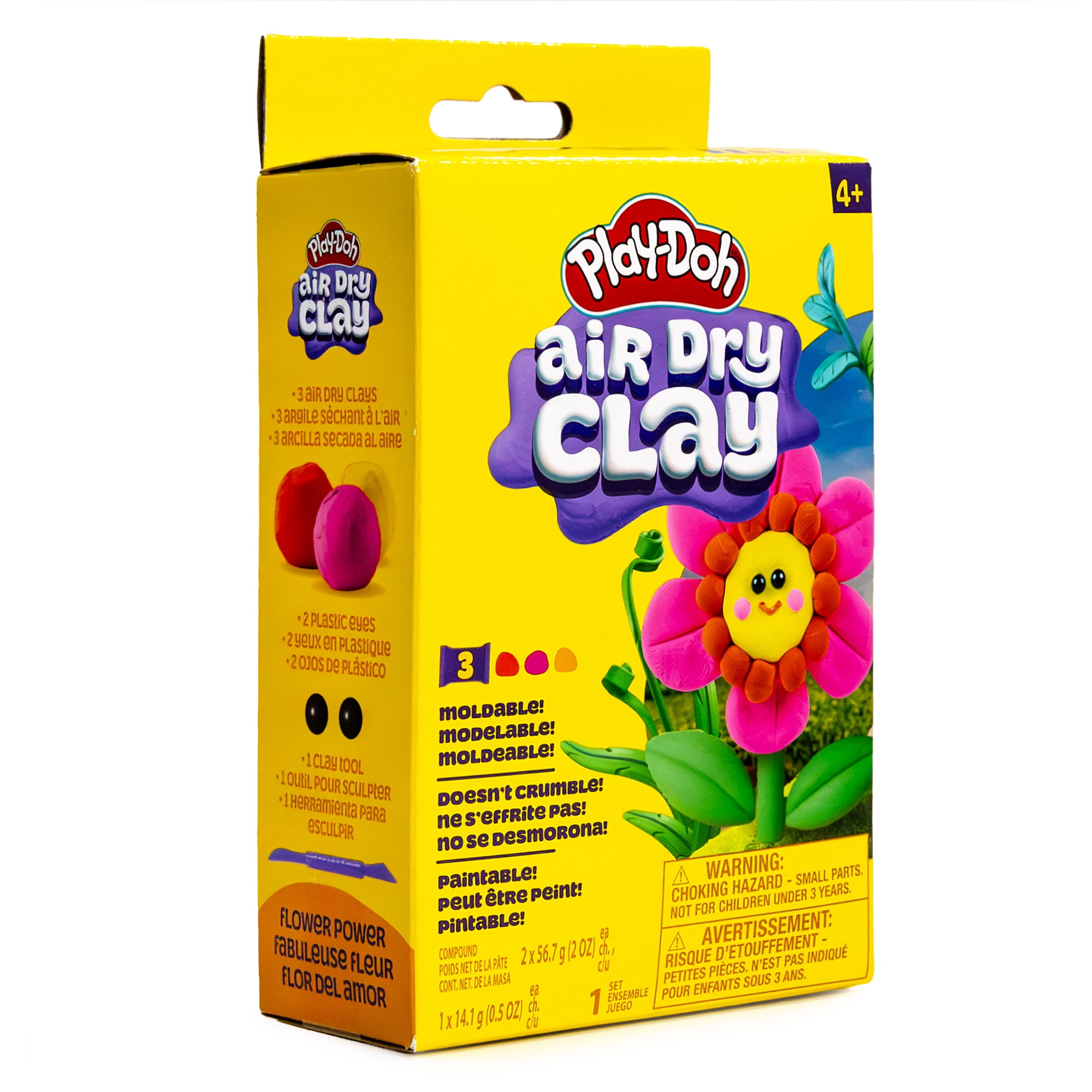 Play-Doh Air Dry Clay Buddies, Flower Power