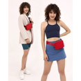 thumbnail image 2 of Riñonera mini unisex con correa ajustable Riñonera pequeña para entrenamiento, correr, viajar, senderismo, rojo JAMW Sencillez, 2 of 5