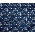thumbnail image 3 of oneOone Polyester Lycra Navy Blue Fabric Fish Ocean Sewing Material Print Fabric By The Yard 56 Inch Wide, 3 of 3