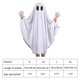 thumbnail image 5 of Disfraz de fantasma de capa blanca para niños de Halloween | Cómodo y agradable para la piel | Guantes transpirables | disfraz de fiesta, 5 of 5
