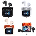 thumbnail image 3 of Bearachild Auriculares Bluetooth, Diseño Resistente Al Agua, Sonido Estéreo LED De Alta Definición, Fitness, Viajes, No Traducción Electrónica Blanco, 3 of 4