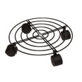 thumbnail image 1 of Flower Pot Rolling Stand, 50kg Load Capacity, Rustproof, Iron, Easy to Move, with Casters for Wine Barrel, 1 of 5